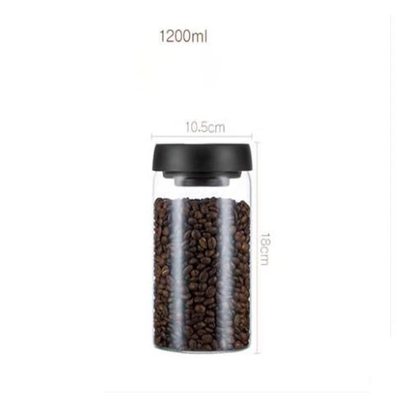 vacuum sealed jars, airtight glass container