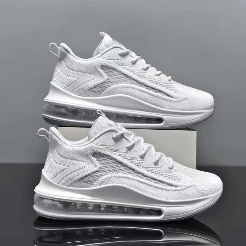 Zapatos de malla sin cordones con cojín de aire, zapatillas deportivas para hombre, zapatos casuales de moda que aumentan la altura