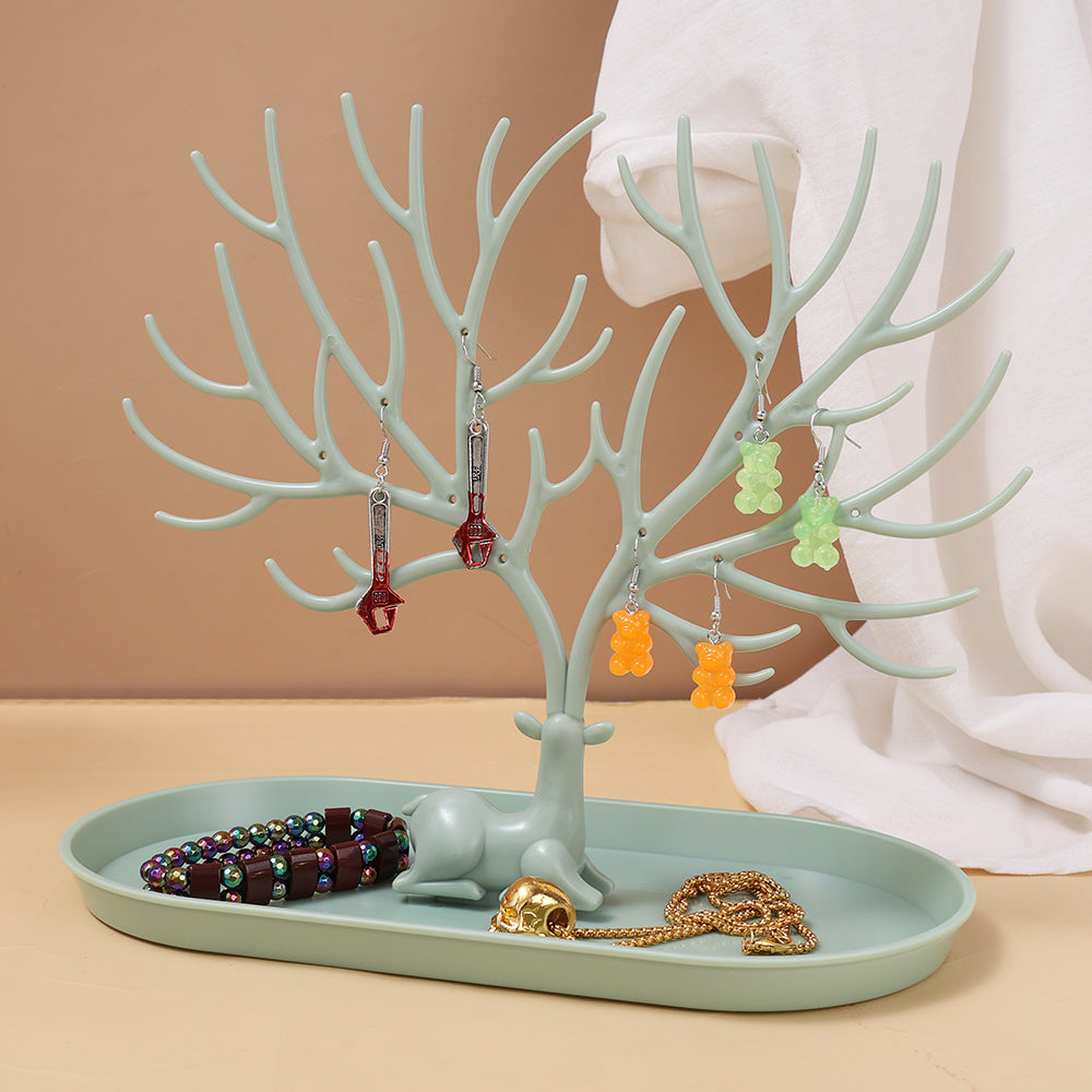 deer jewelry display stand