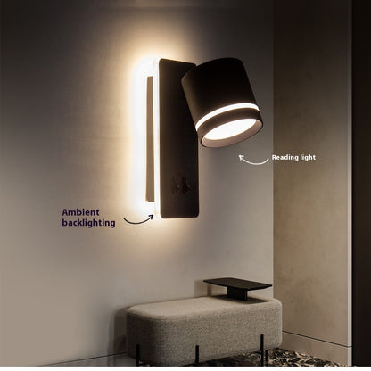 Bedroom Bedside Nordic Modern Minimalist LED Reading Spotlight