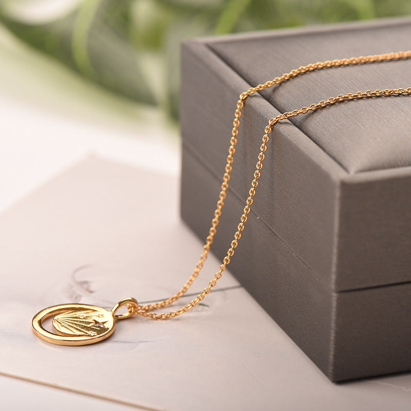 Stylish Moon And The Stars Clavicle Chain