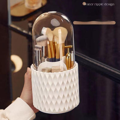 360 Rotating Large Capacity Transparent Makeup Organizer