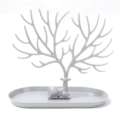 deer jewelry display stand