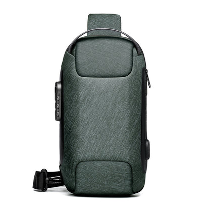 Waterproof USB Anti-theft Bag Oxford Crossbody Shoulder Bag