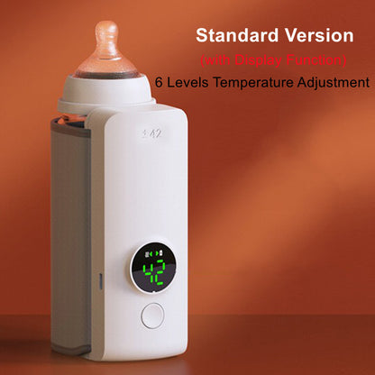 Wireless Portable Universal Baby Bottle Warmer with Heating Bag with Universal Insulation Sleeve