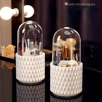 360 Rotating Large Capacity Transparent Makeup Organizer