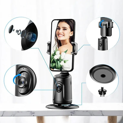 360 Auto Face Tracking Gimbal AI Intelligence Gimbal Face Tracking Phone Holder