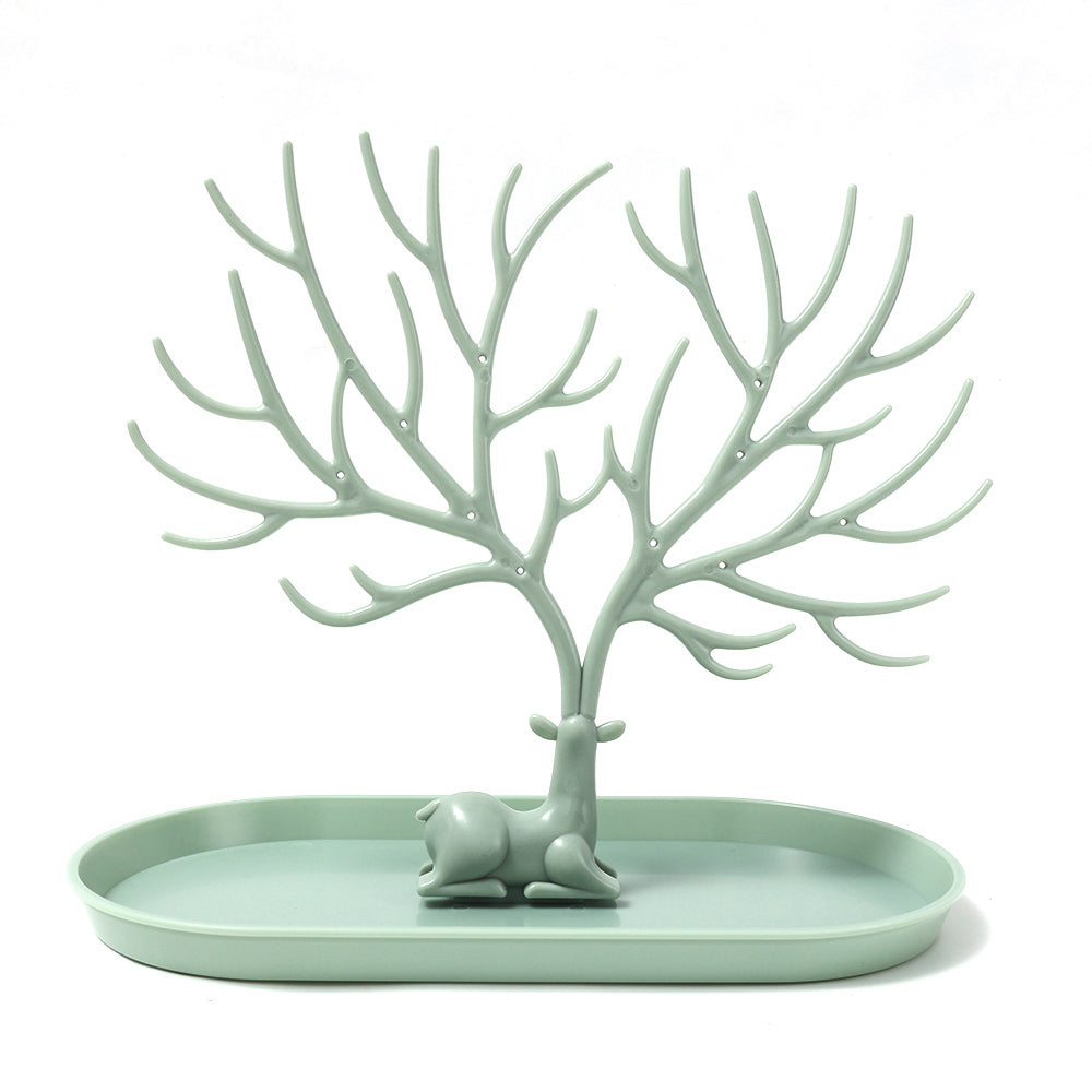 deer jewelry display stand