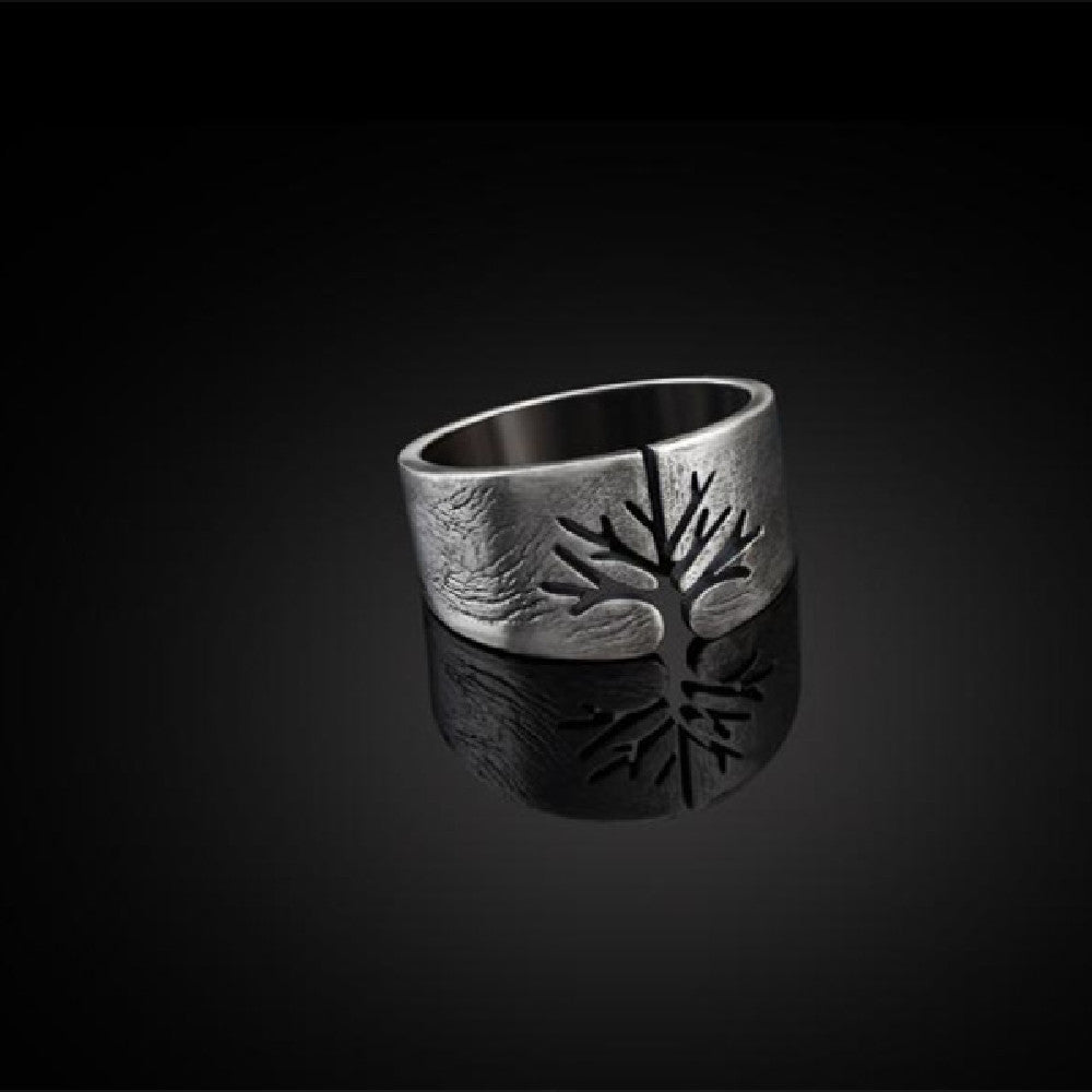 Titanium Steel Lucky Tree Ring