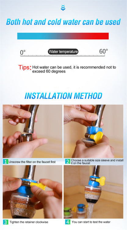 5-layers Purifier Tap Filter  Activated Carbon
